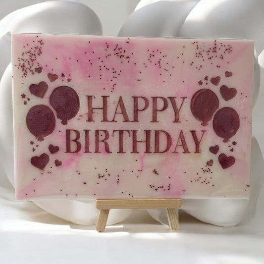 Large Happy Birthday Wax Slab