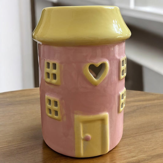 Pink House Wax Melt Burner