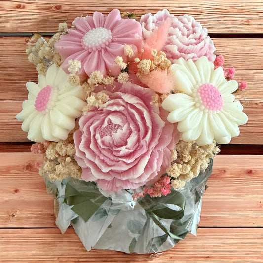 MADE TO ORDER ONLY - Small Wax Melt Bouquet (handheld)